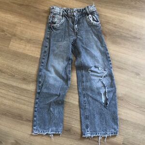 🃏 Zara | Distressed Acid Washed Jeans